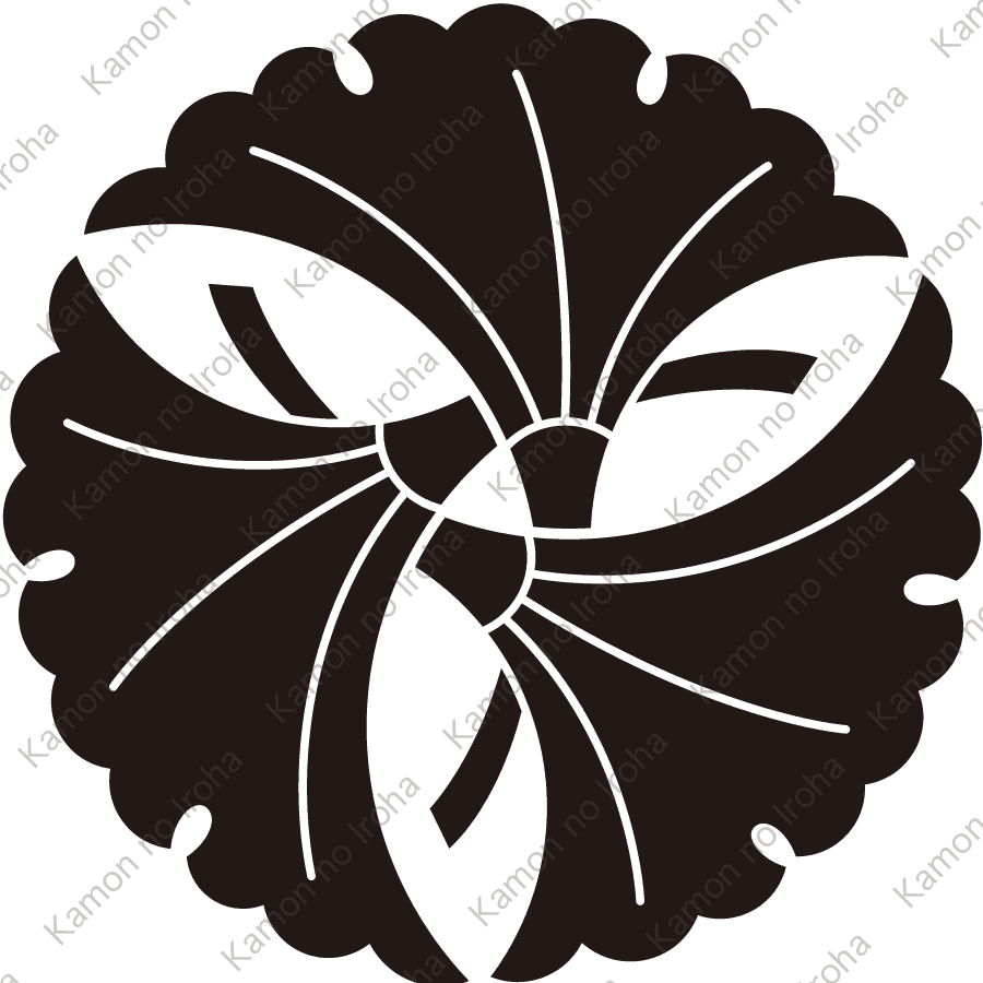 三つ組み合せ銀杏紋