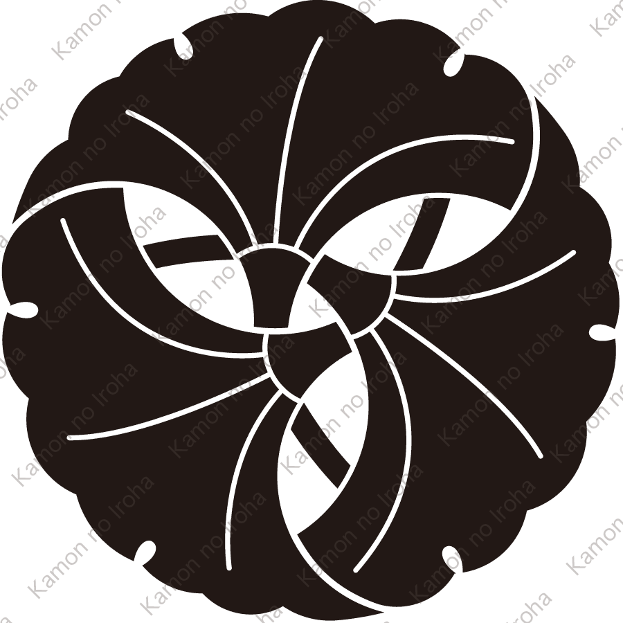 三つ組み銀杏紋