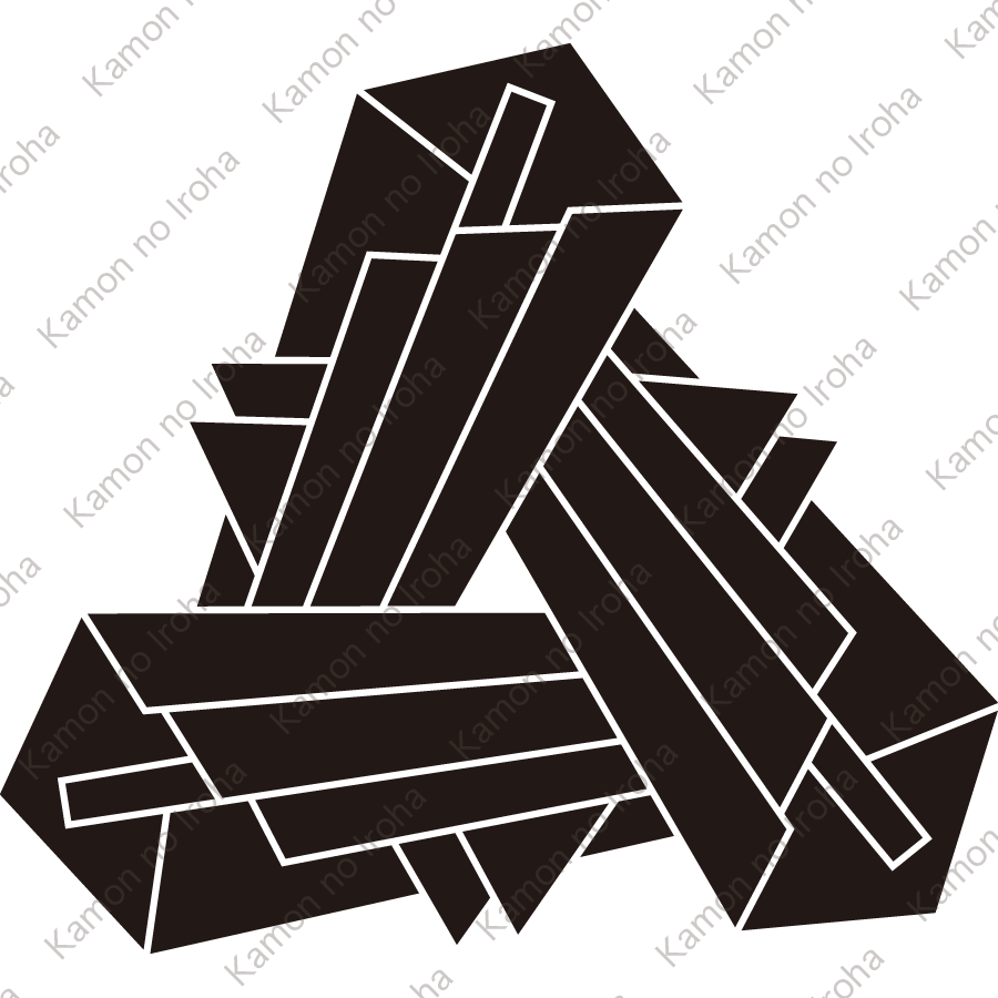 三つ組み折り熨斗紋