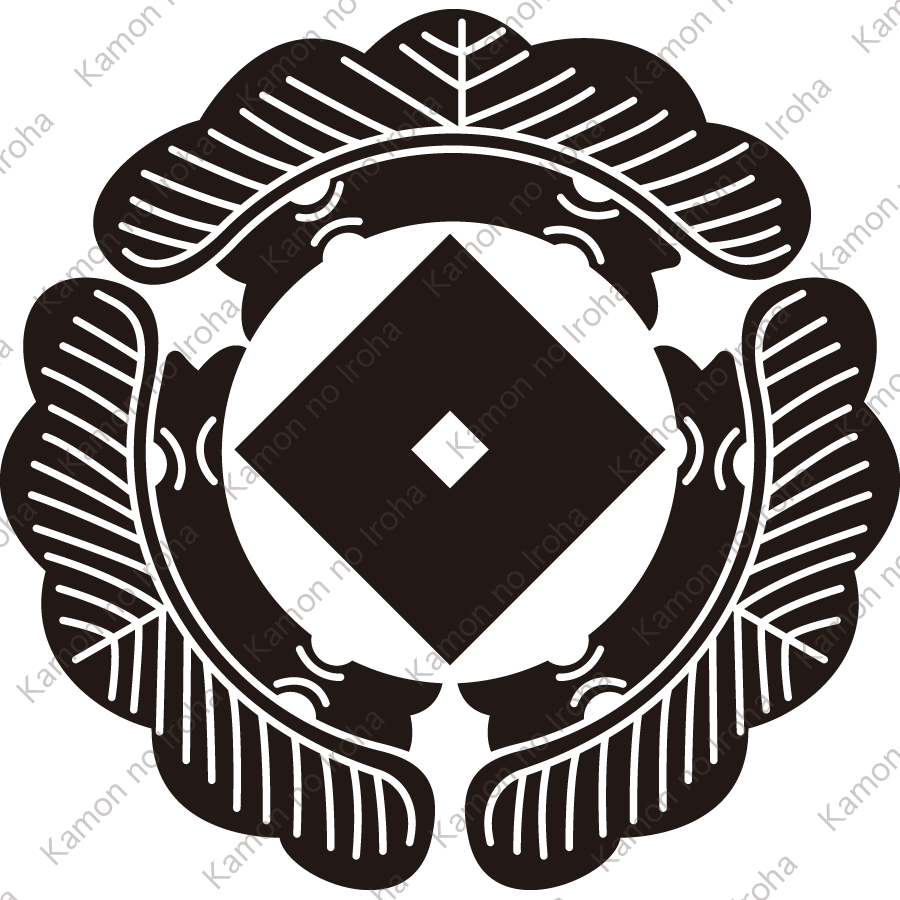 三つ松に釘抜紋