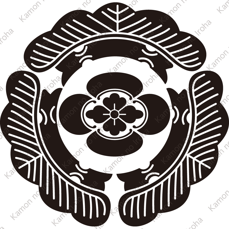三つ松に木瓜紋