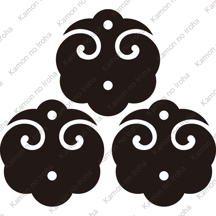 三つ盛り打板紋