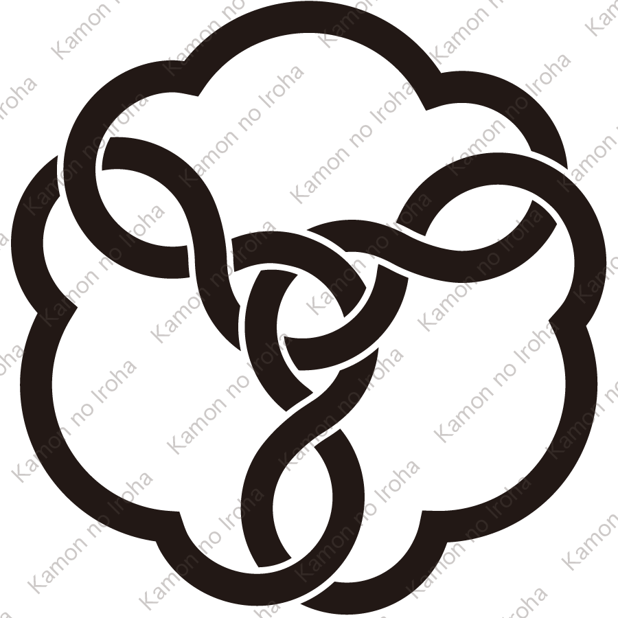 三つ結び木瓜紋