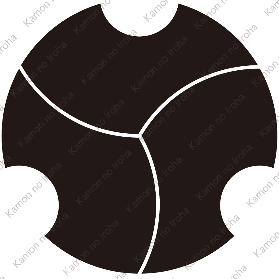 三つ捻じ地紙紋