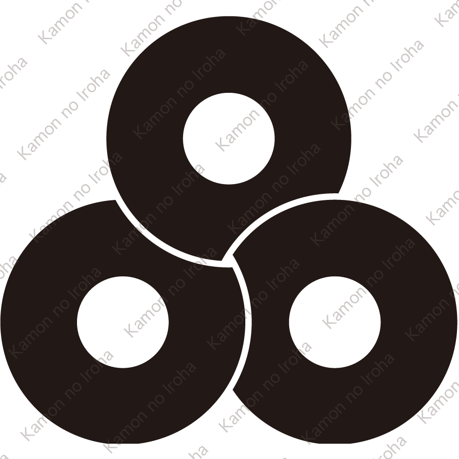 三つ捻じ蛇の目紋