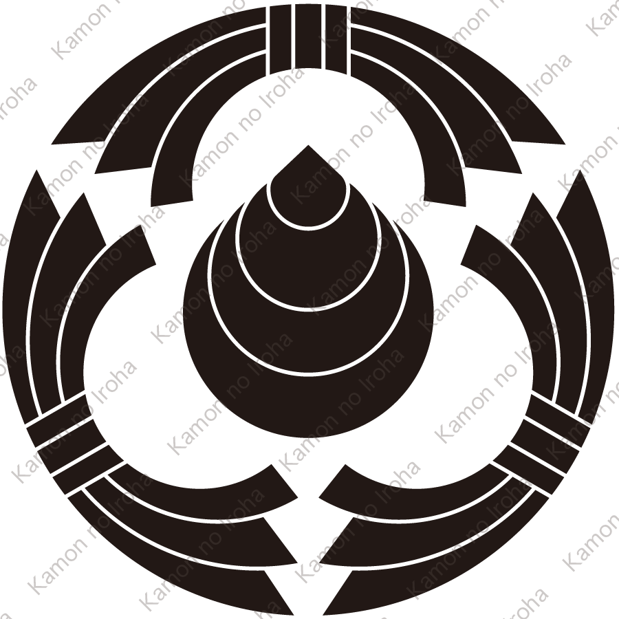 三つ熨斗に宝珠紋