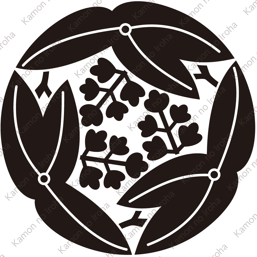 三つ追い沢瀉紋