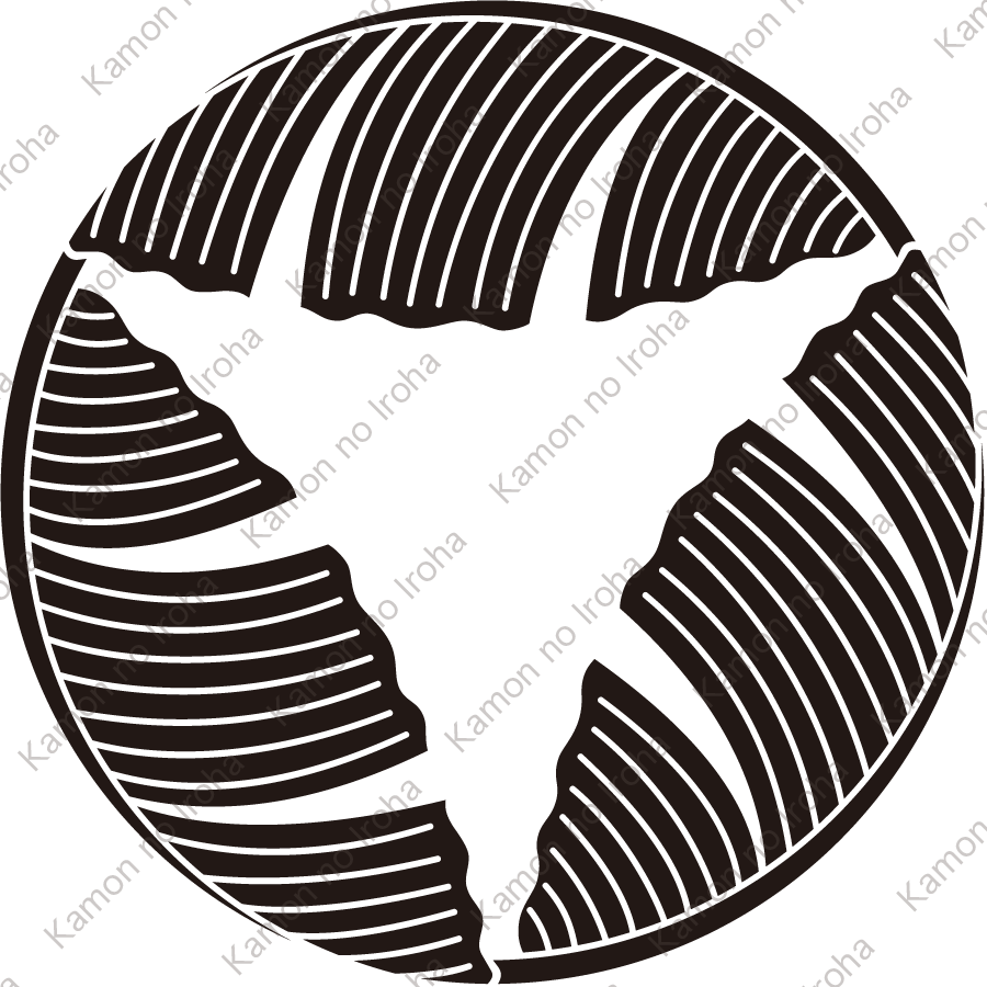 三つ割り芭蕉紋