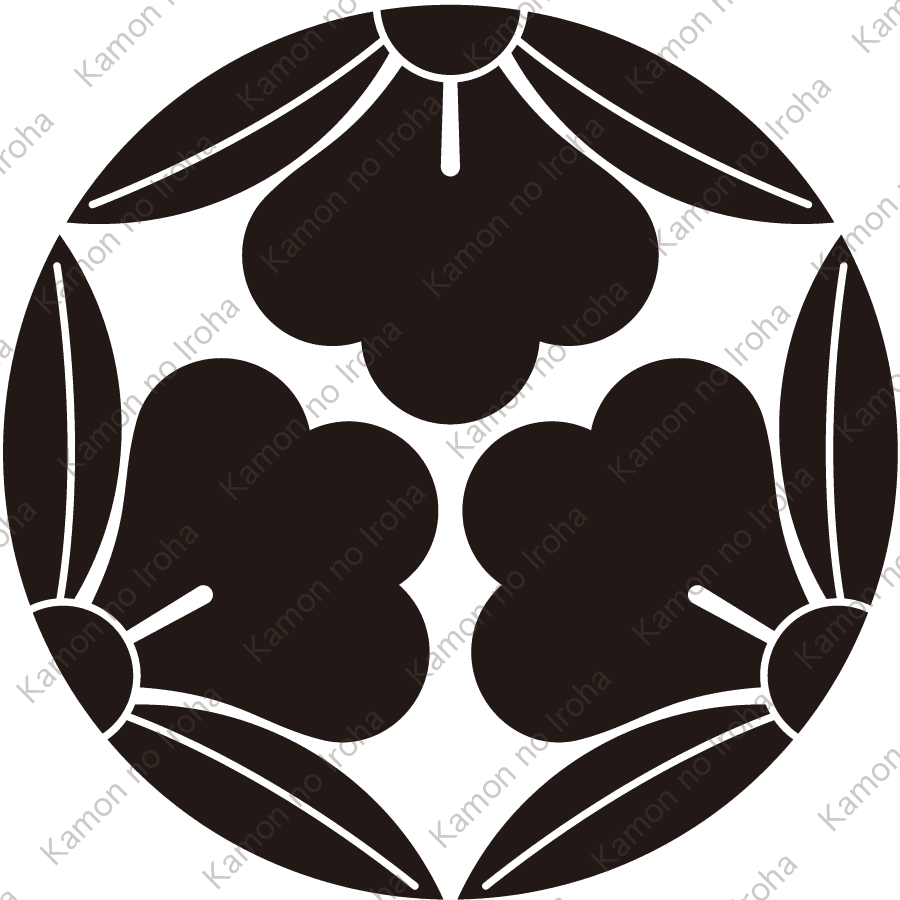 三つ割り藤崩し紋