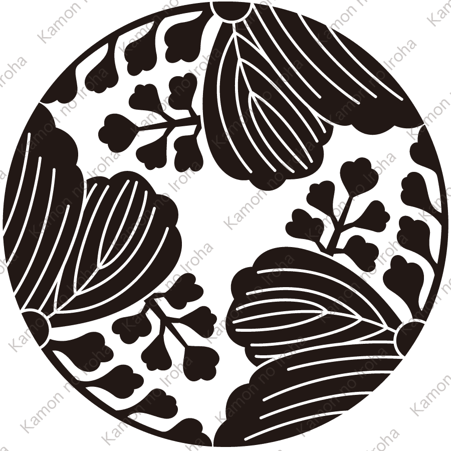 三つ割り五七桐紋