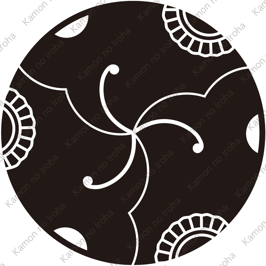 三つ割り重ね打板紋