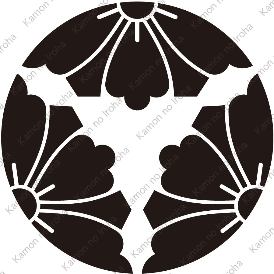 三つ割り剣花菱紋