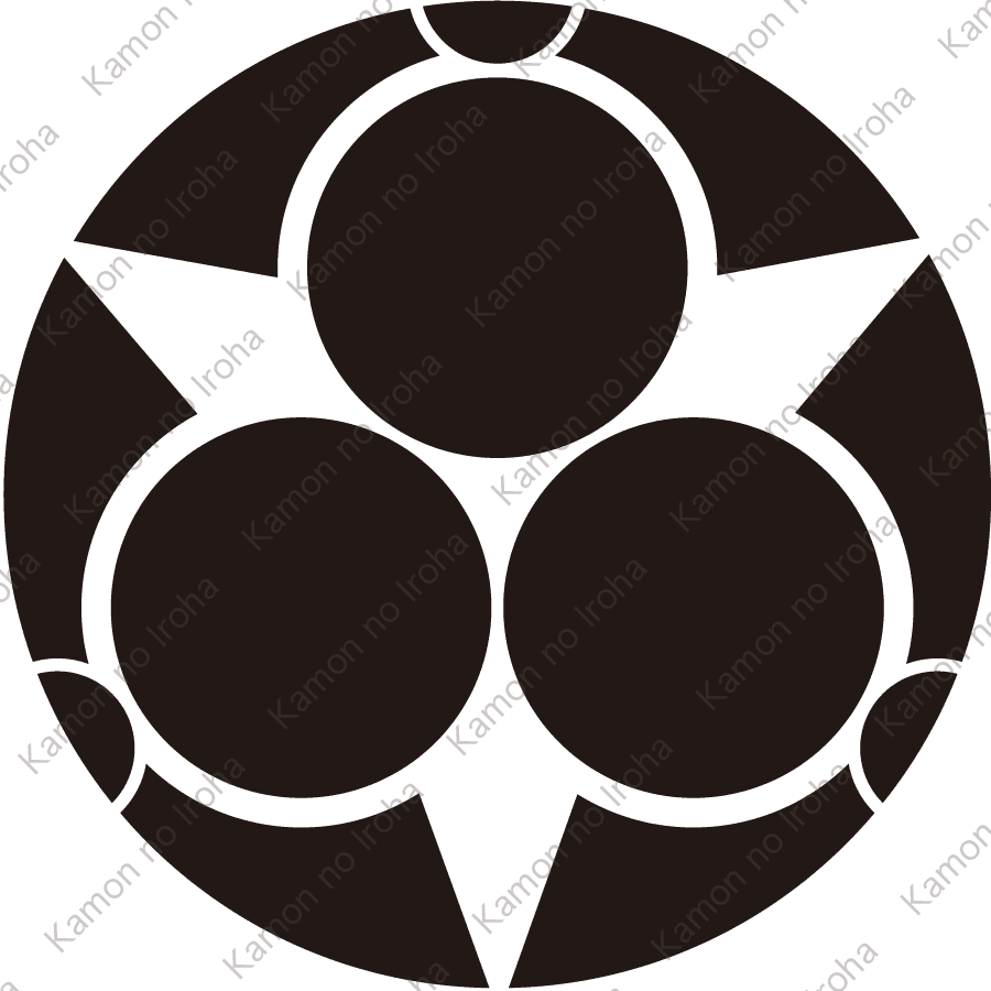 三つ割り剣三つ星紋