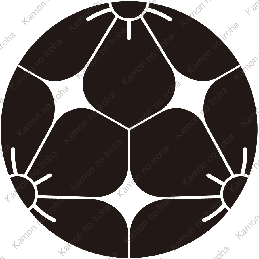 三つ割り桔梗紋