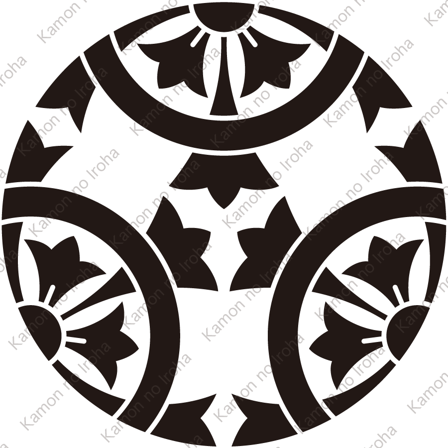 三つ割り久留子紋