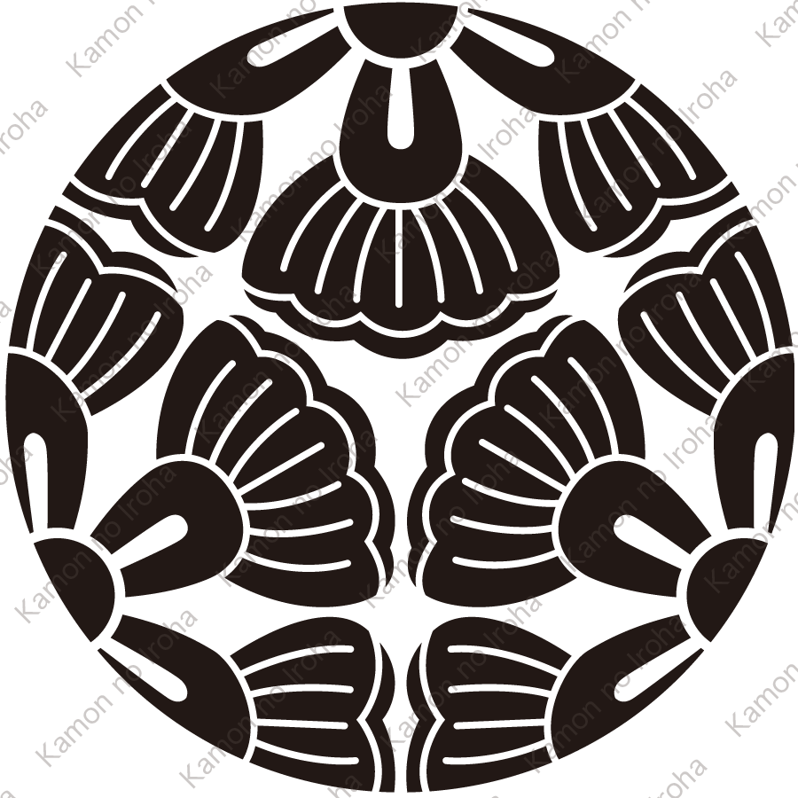 三つ割り葛の花紋