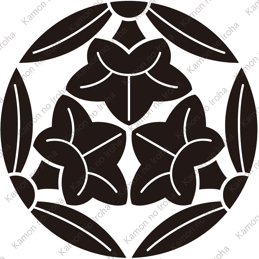 三つ割り三つ葉竜胆紋