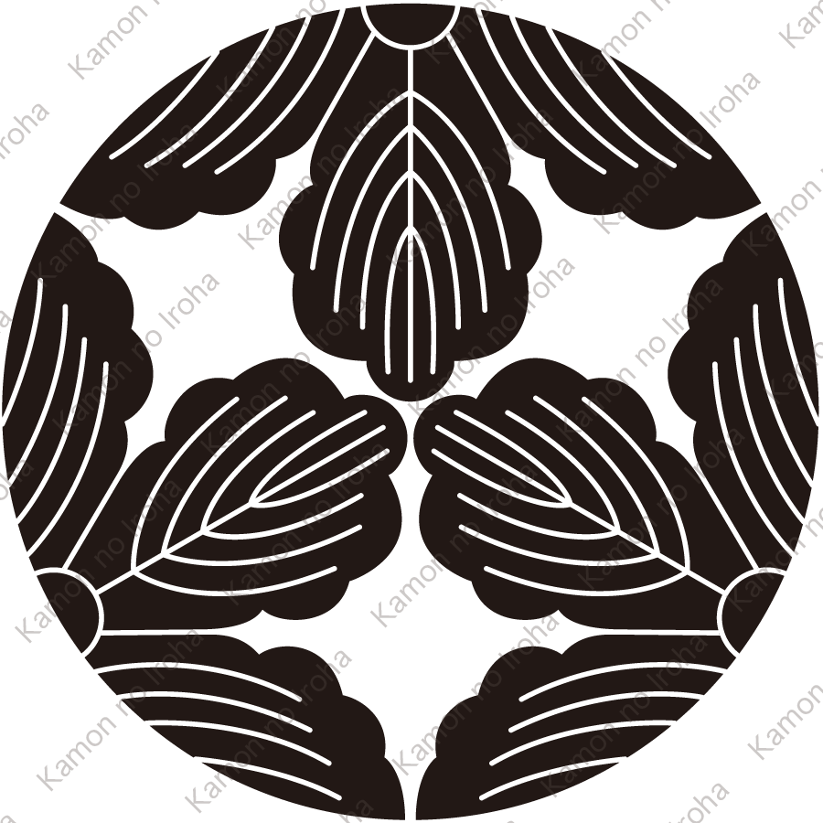 三つ割り三つ柏紋