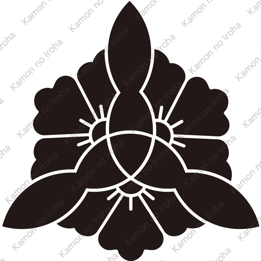 三つ割り木瓜崩し紋