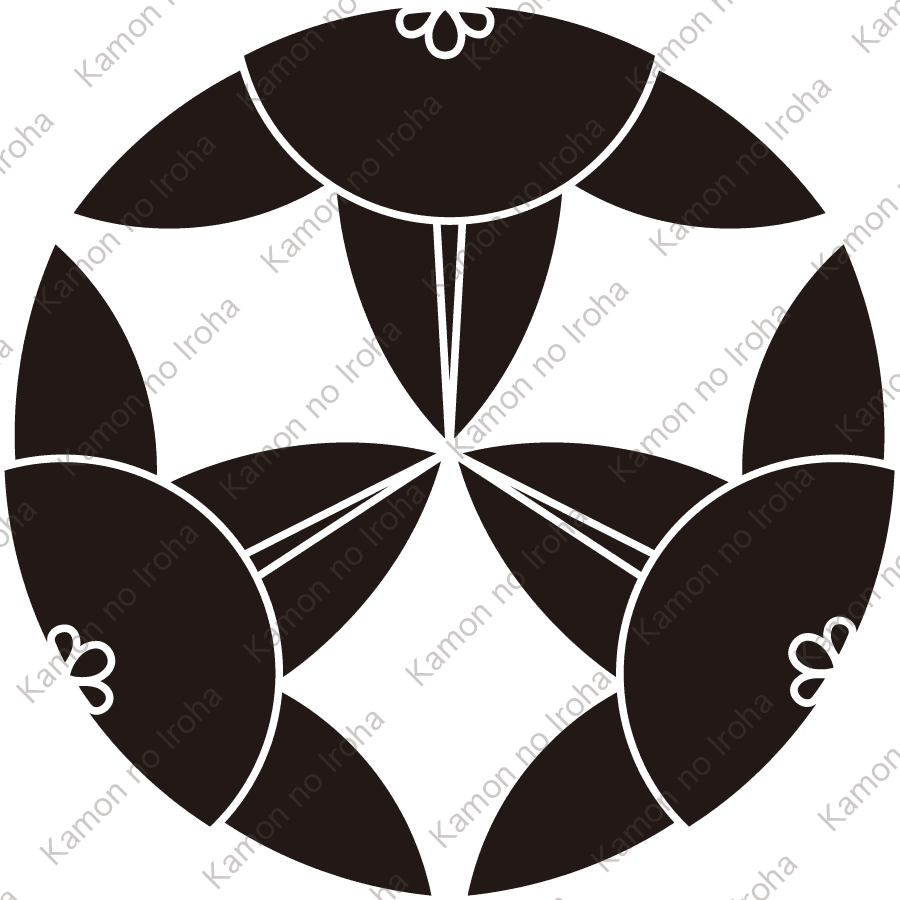 三つ割り向う橘紋