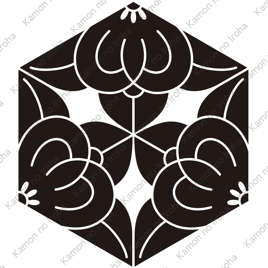 三つ割り六甲橘紋