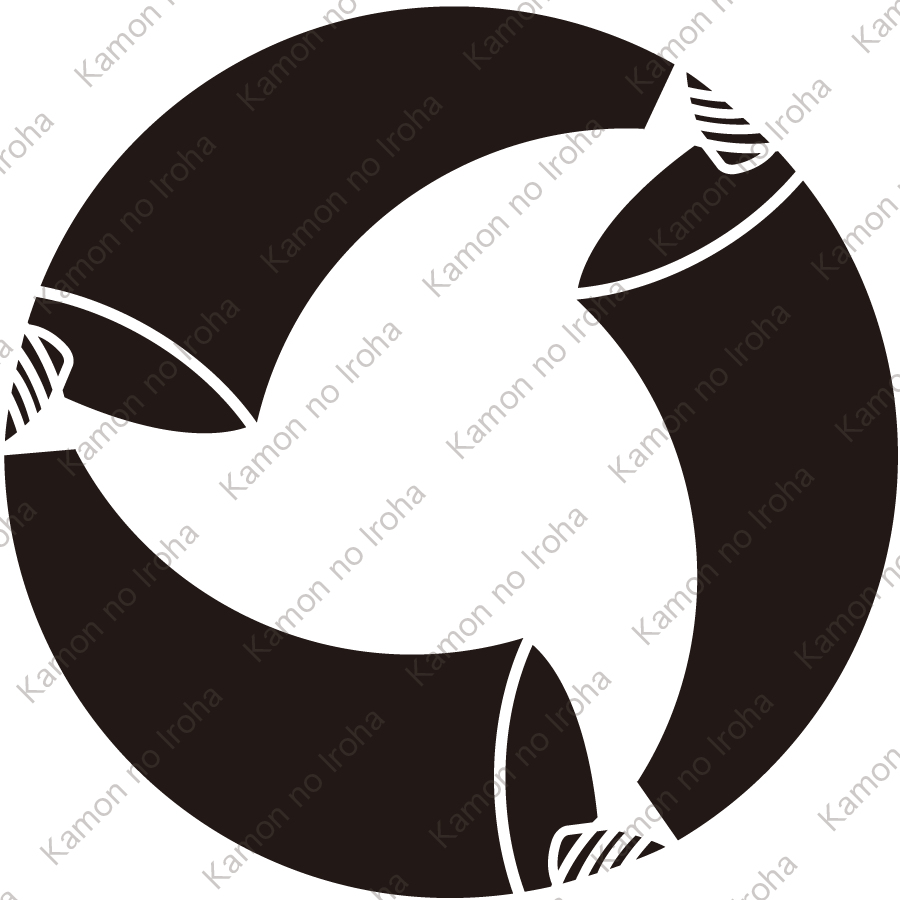 三つ割り蝋燭紋