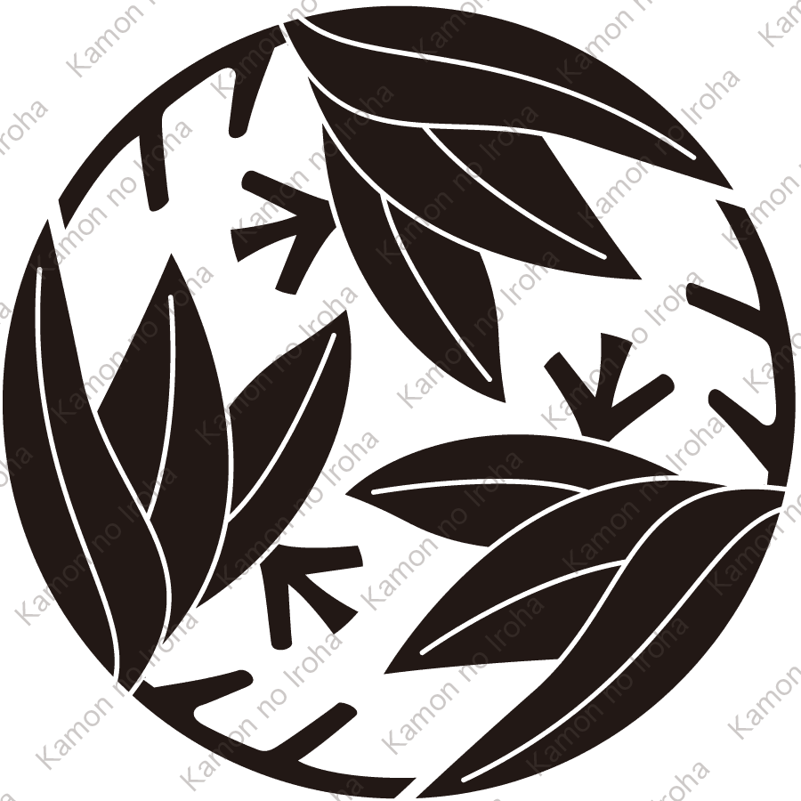 三つ割り篠笹紋