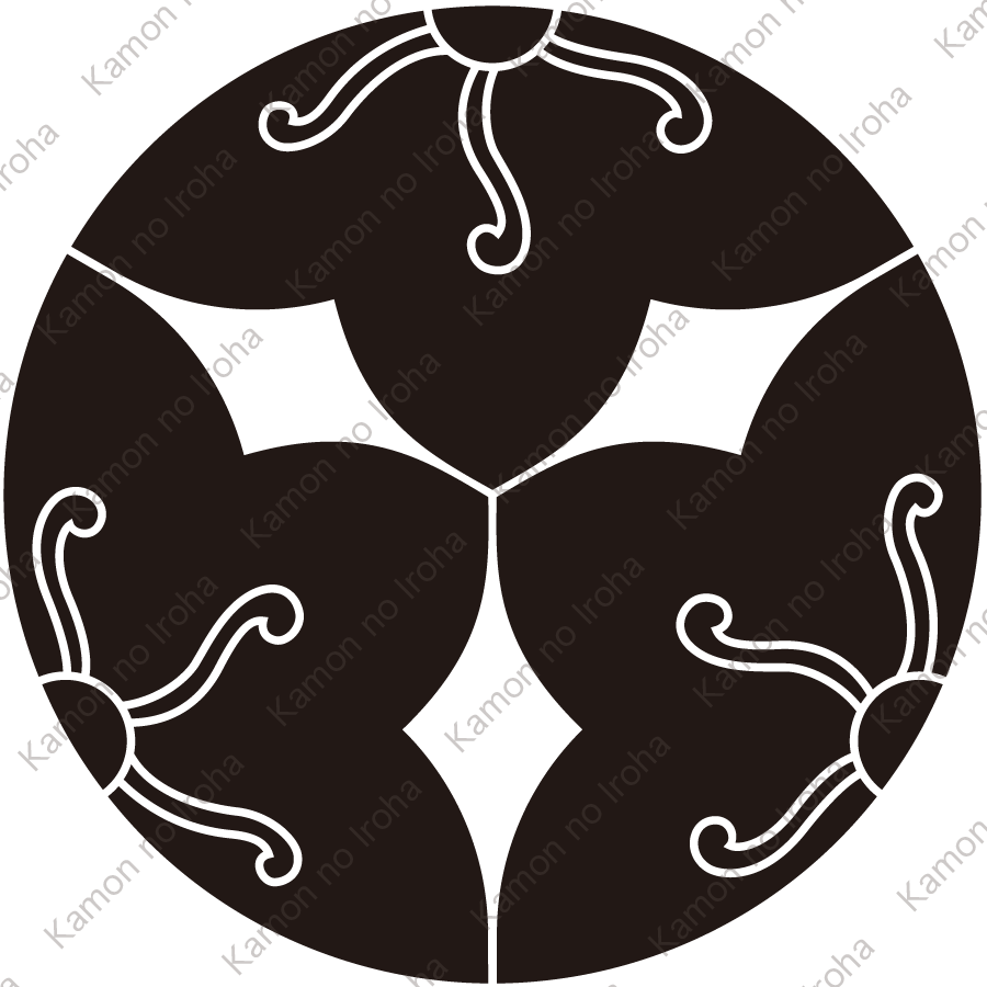 三つ割り鉄線紋