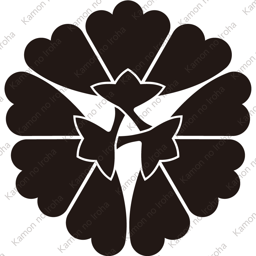 三つ横見花菱紋