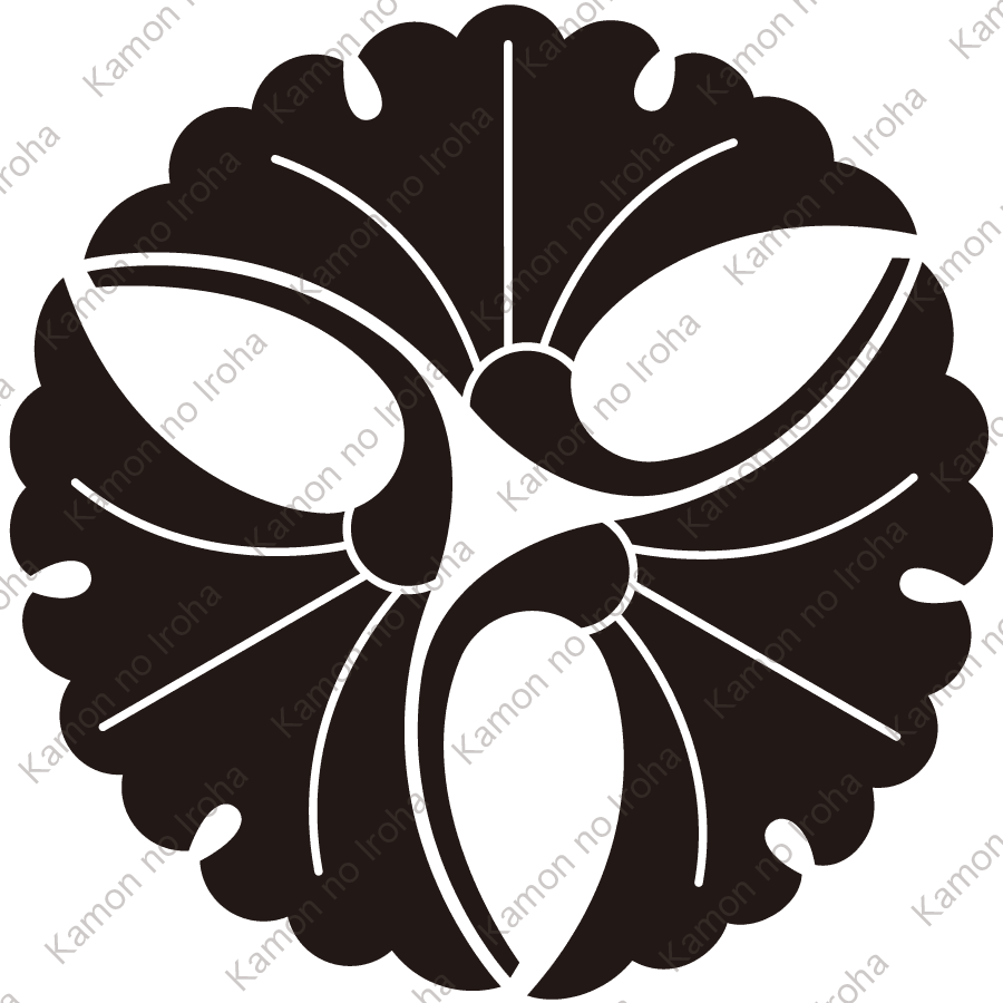 三つ寄せ銀杏紋