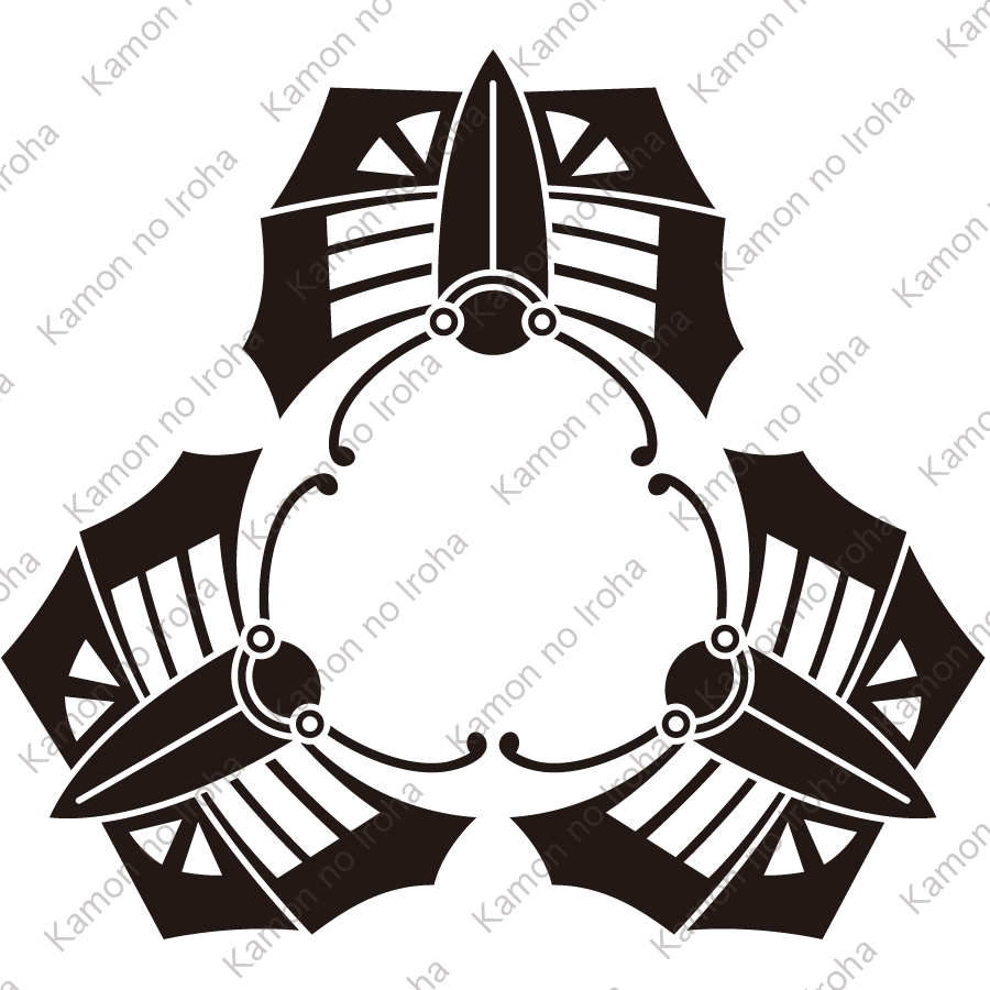 三つ寄せ変り蝶紋