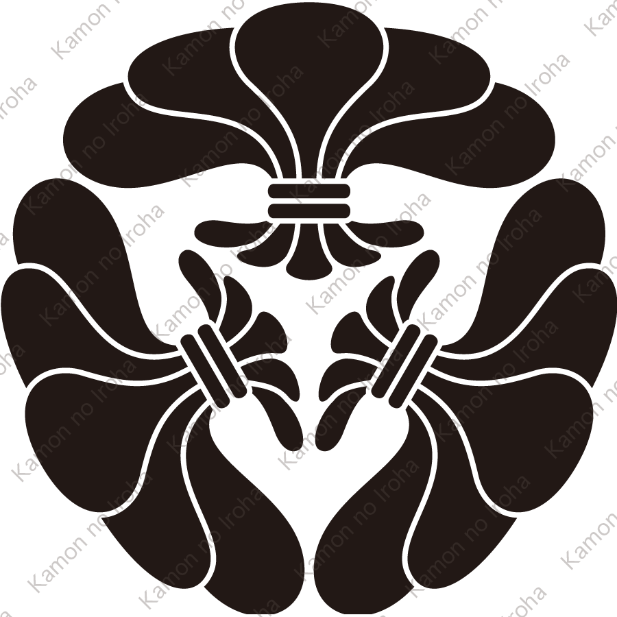 三つ寄せ結綿紋