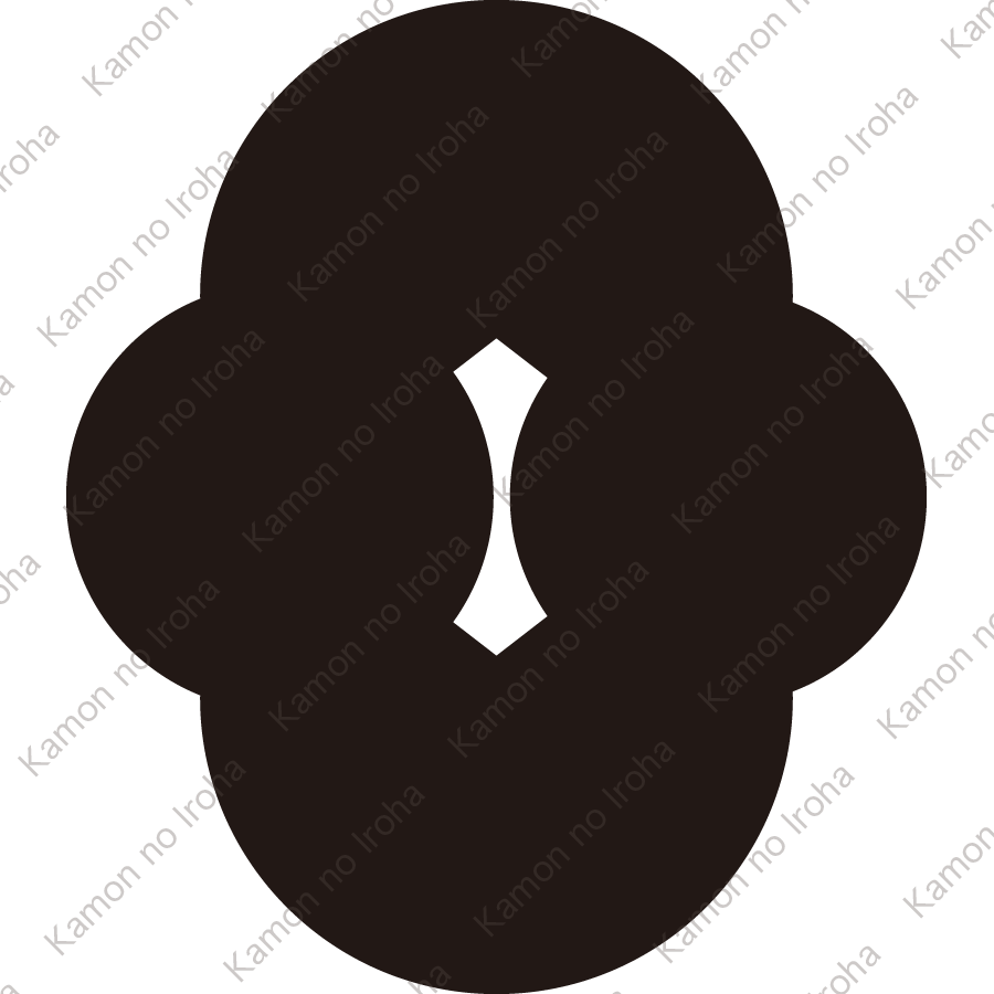 持ち合い洲浜紋