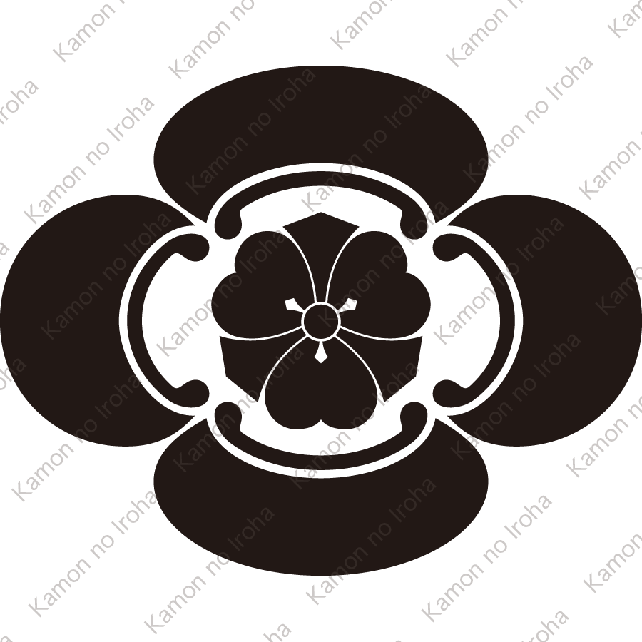 木瓜に剣片喰紋