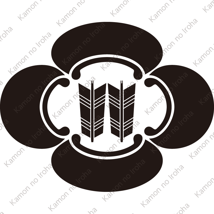 木瓜に並び矢紋