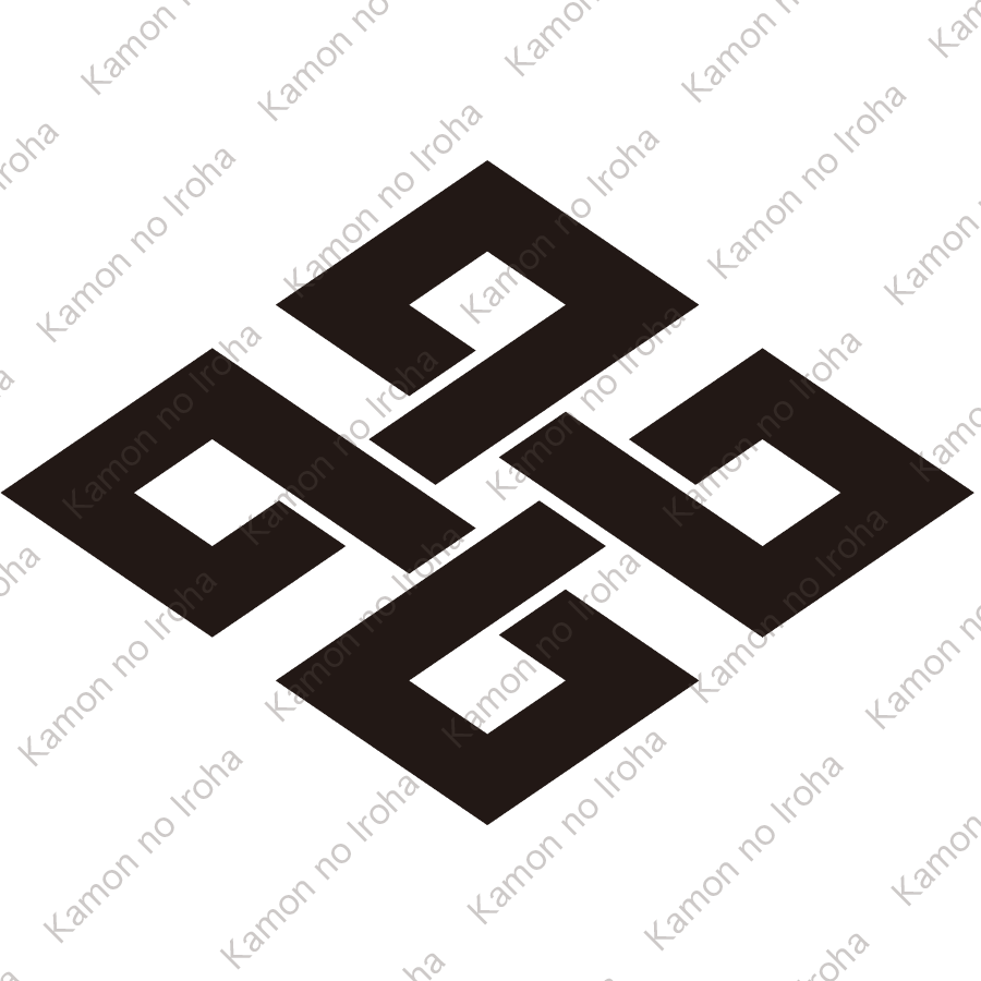 結び四つ目菱紋