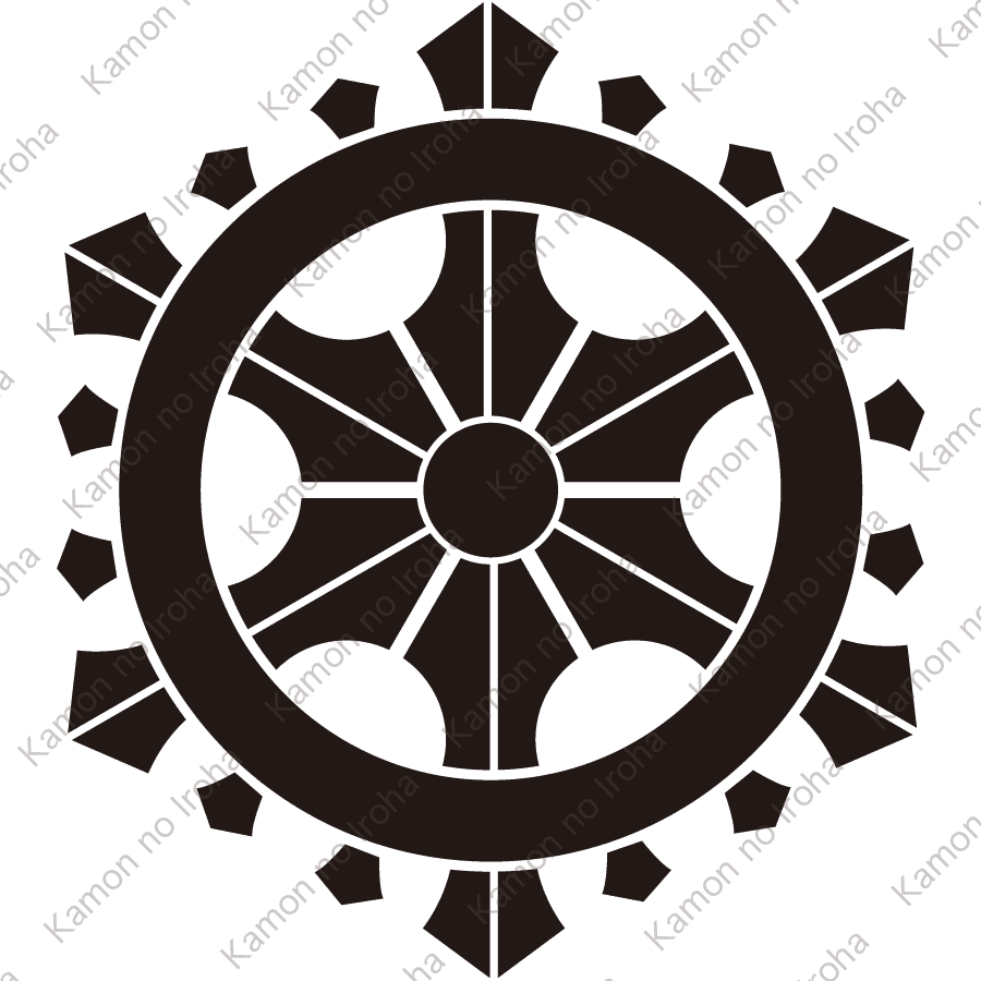 六つ輪宝紋