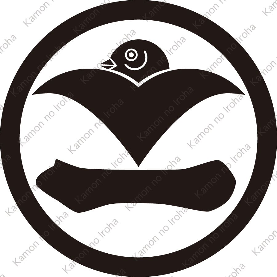 中輪に雁金に一文字紋