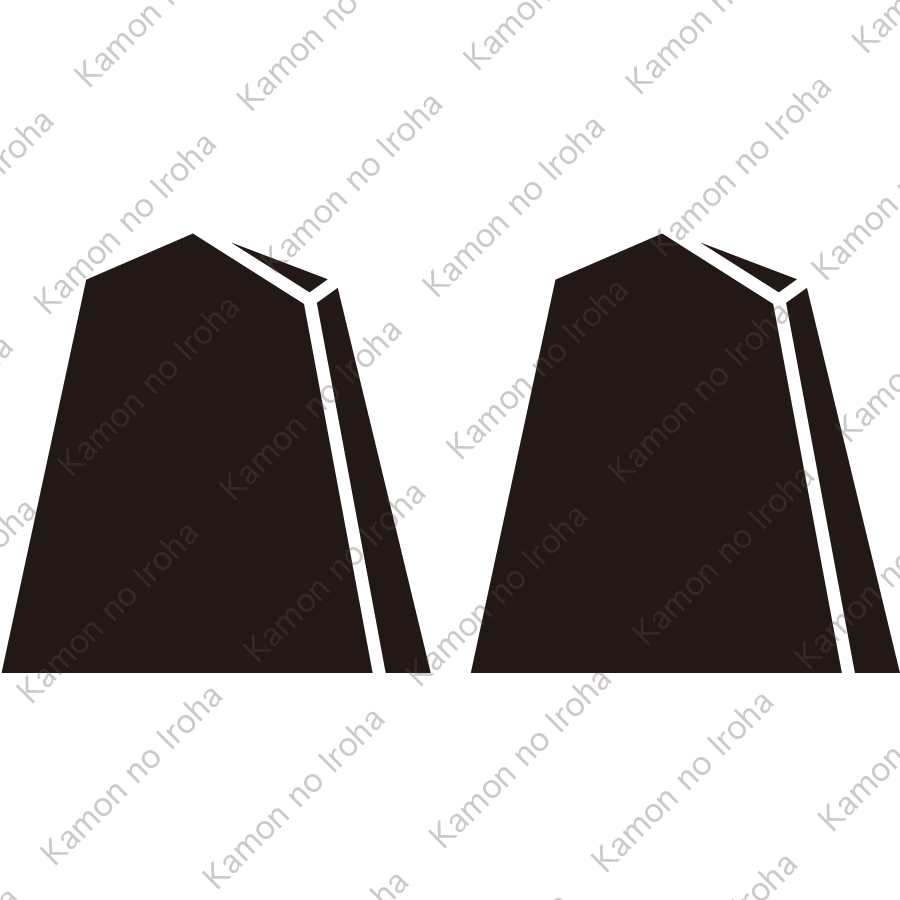 並び将棋駒紋