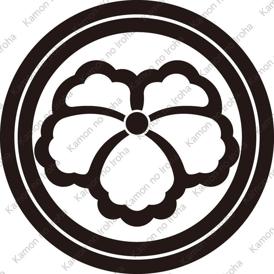 二重輪に中陰蔦紋