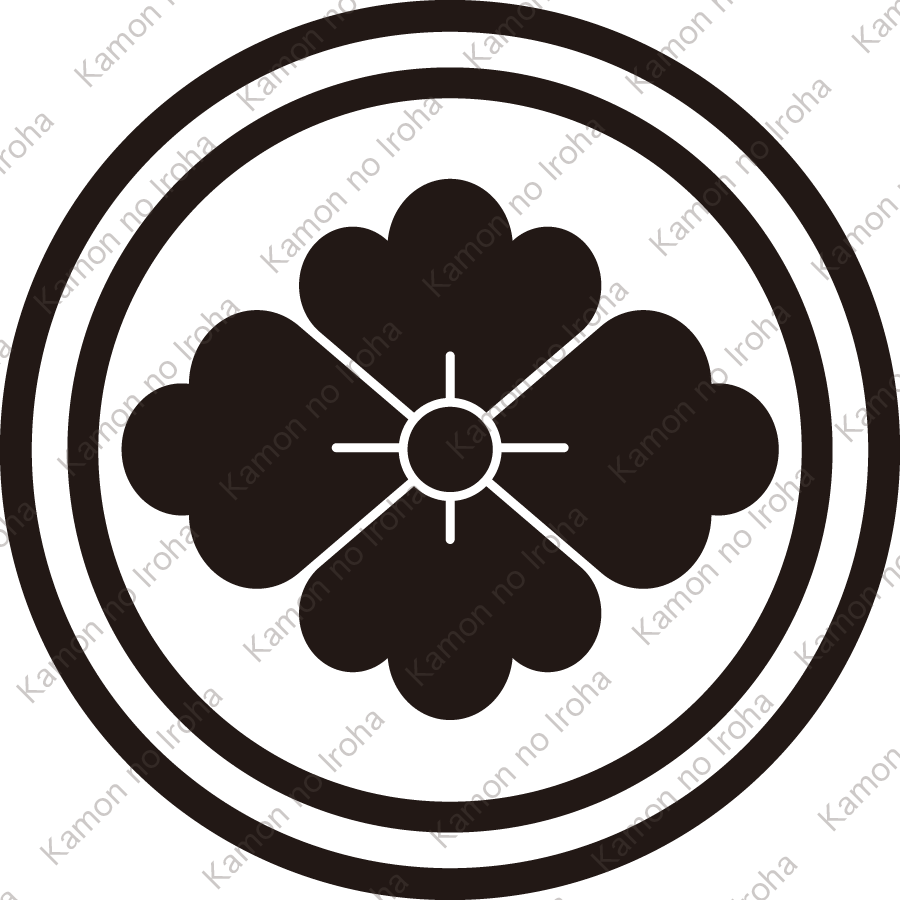 二重輪に花菱紋