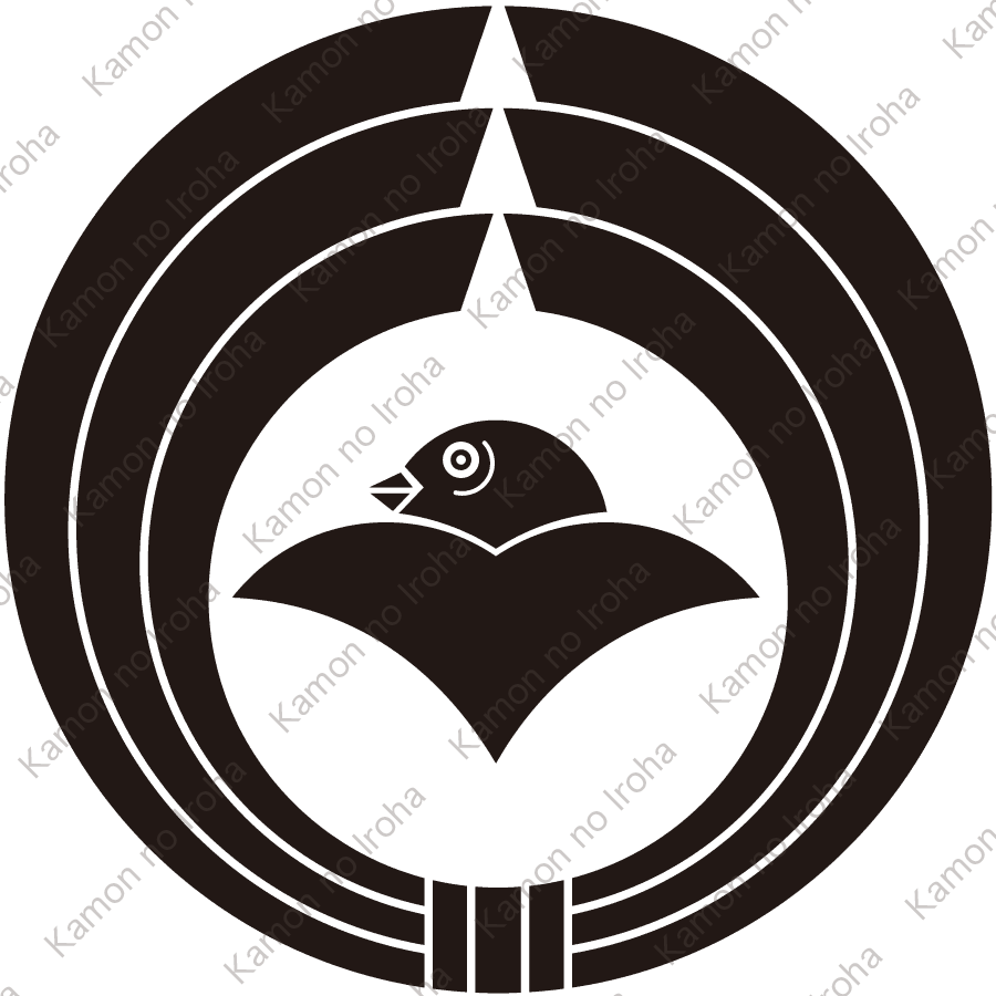 熨斗輪に雁金紋