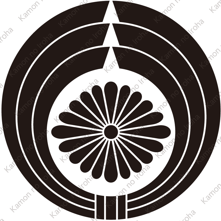 熨斗輪に菊菱紋