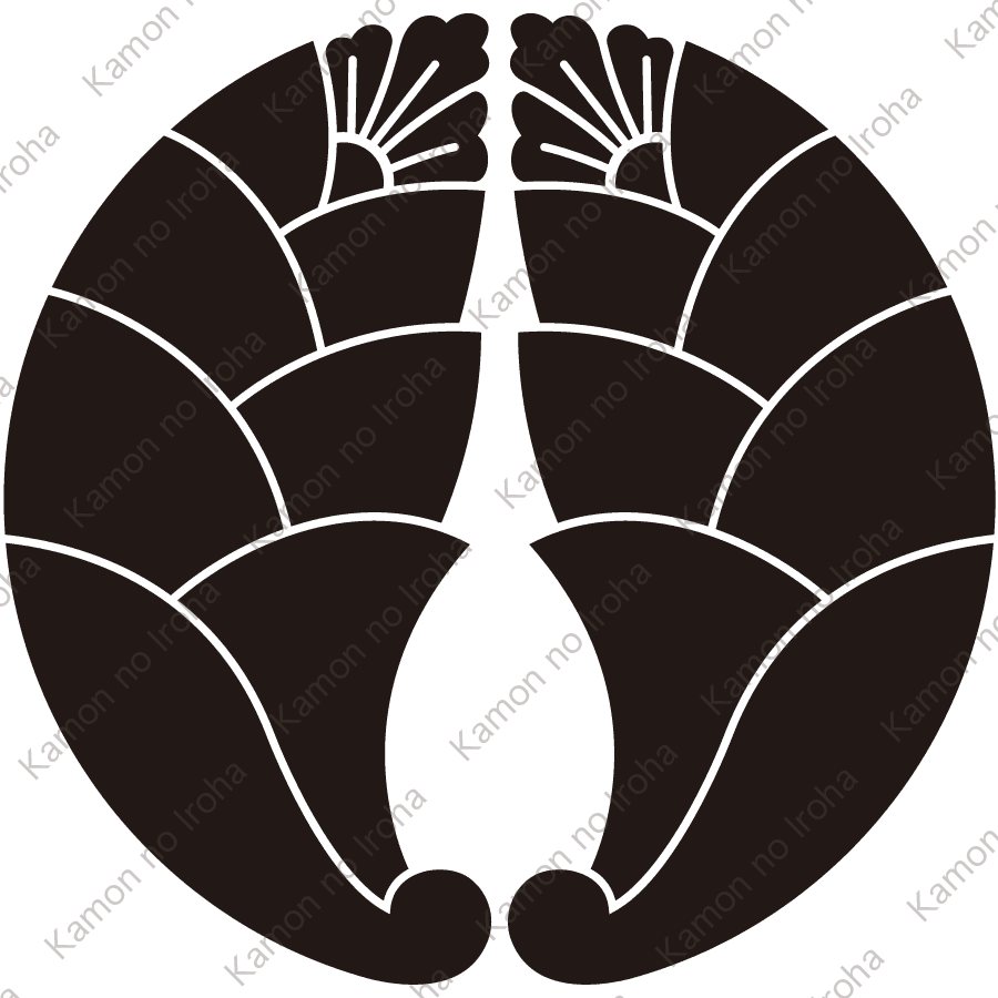 大割り抱き茗荷紋