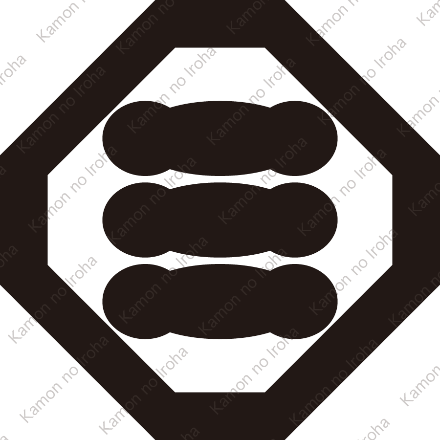 折敷に変り三文字紋