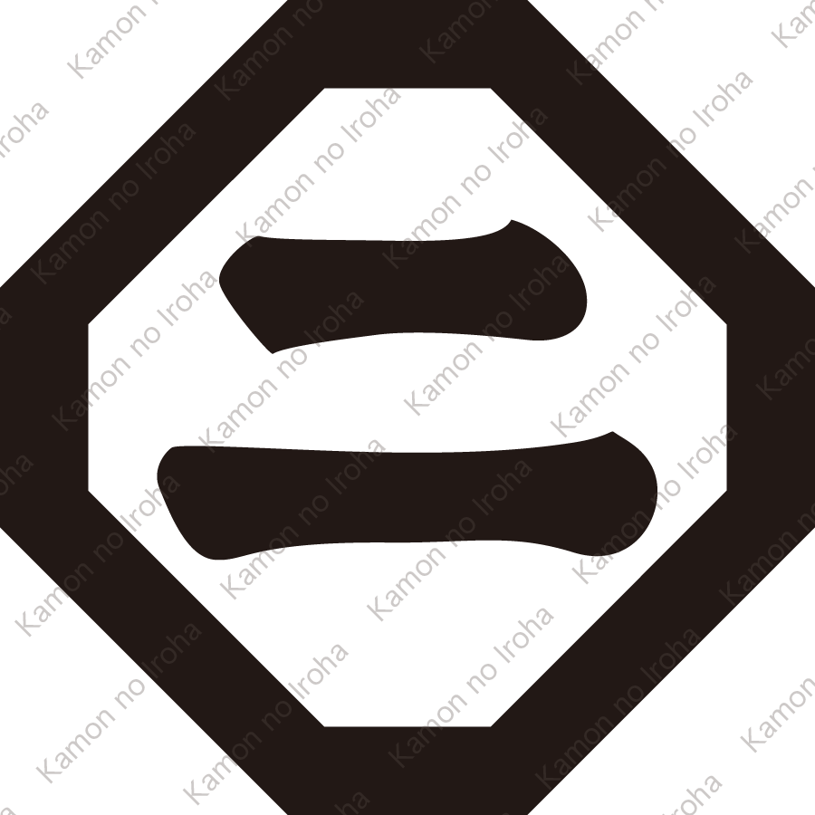 折敷の内に二文字紋