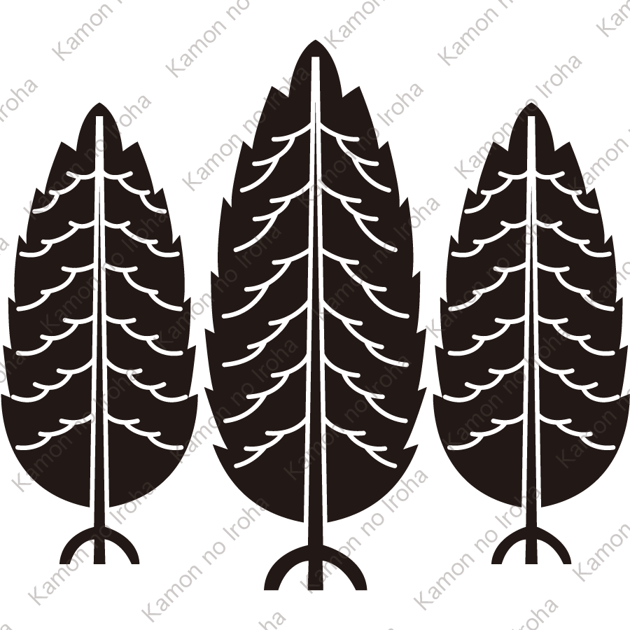 三本杉紋