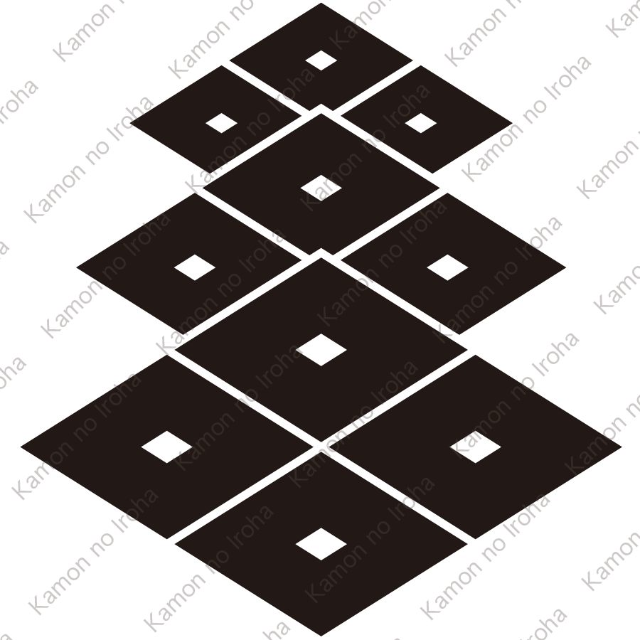 三階四つ目菱紋