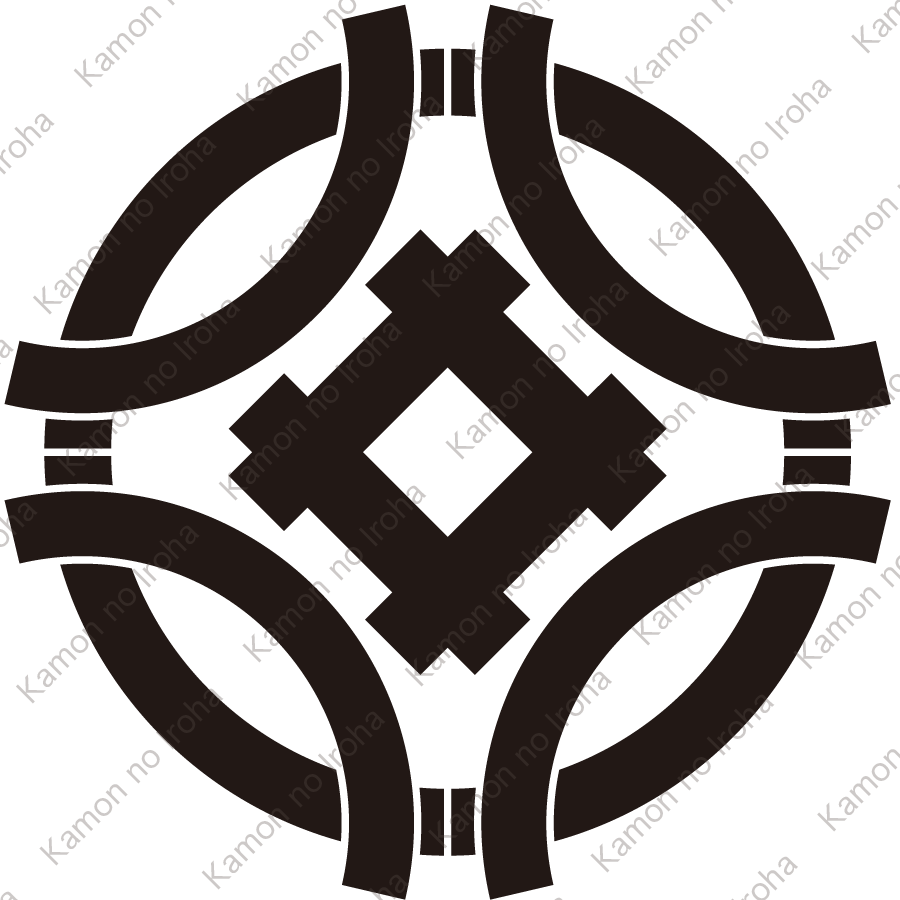 七宝崩しに井筒紋