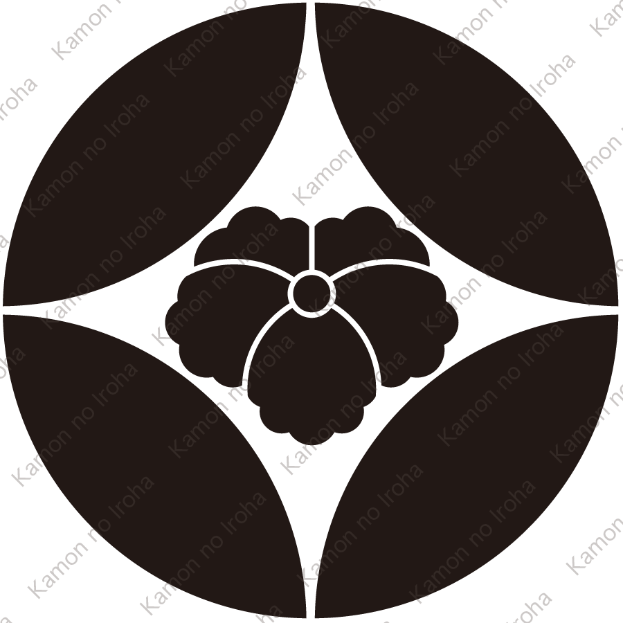 七宝に大割り蔦紋